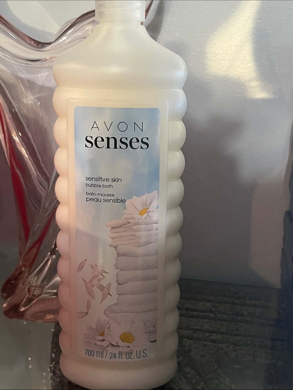 Avon Senses White Sensitive Skin Bubble Bath